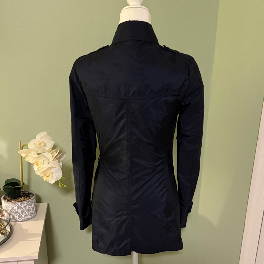 Burberry Brit Navy Double-Breasted Military Jacket - Picture 2 of 11